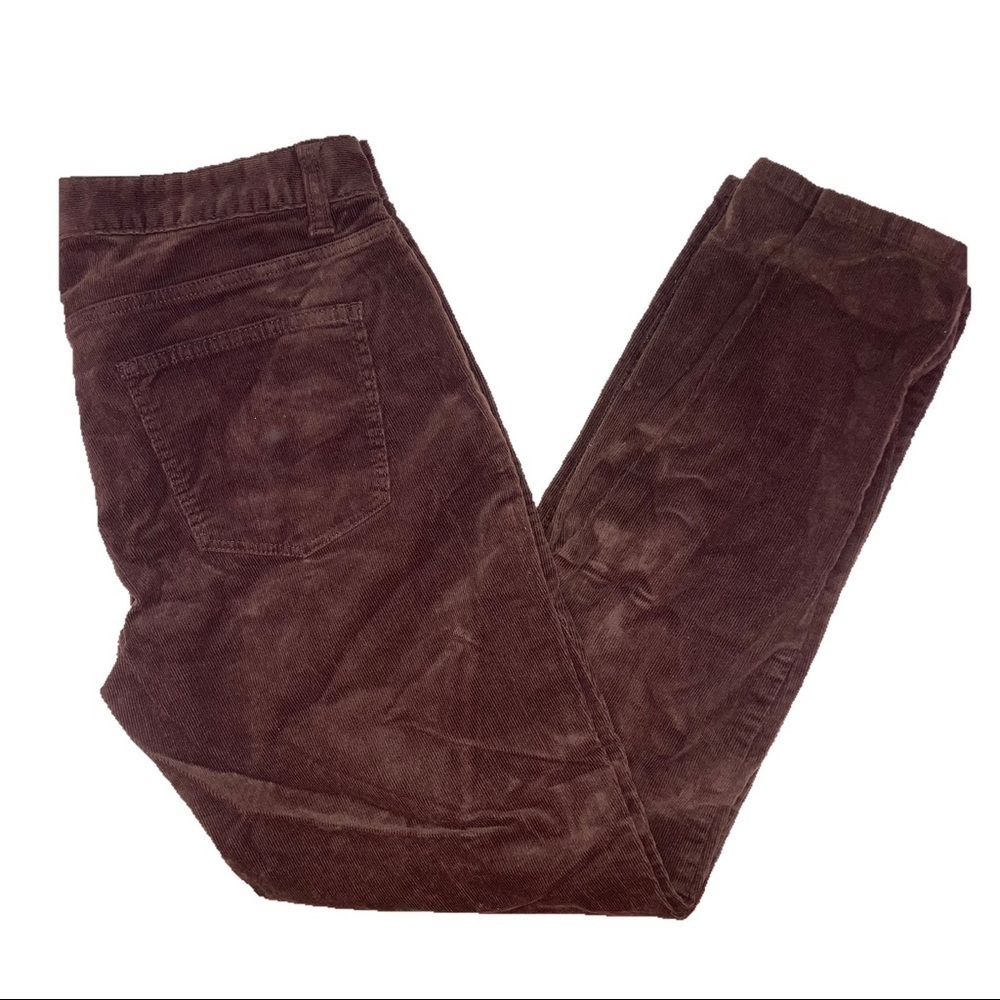 Talbots Brown Cotton Signature Corduroy Pants 10*